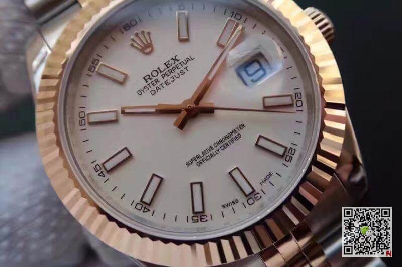 Replica R01ex Datejust 41 126333-006 White dial 1:1 Best Edition Gold Wrapped