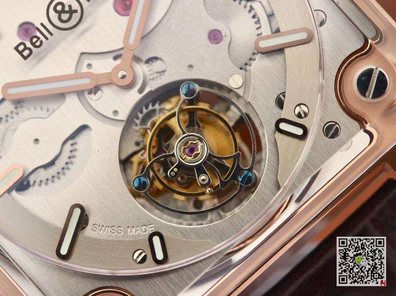 Replica Bell   Ross BR-X2 Tourbillon 18K Rosegold Case Mechanical Watches 1:1 Best Edition Swiss ETA380 Tourbillon Movement