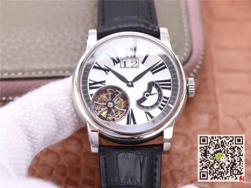 Replica Roger Dubuis Hommage RDDBHO0568 Tourbillon 1:1 Best Edition JB Factory White Dial Swiss RD540