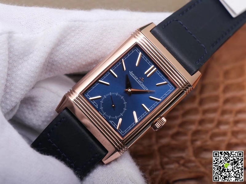 Jaeger Lecoultre Replica Reverso Flip 1:1 Best Edition MG Factory Blue Dial Swiss ETA854A/2