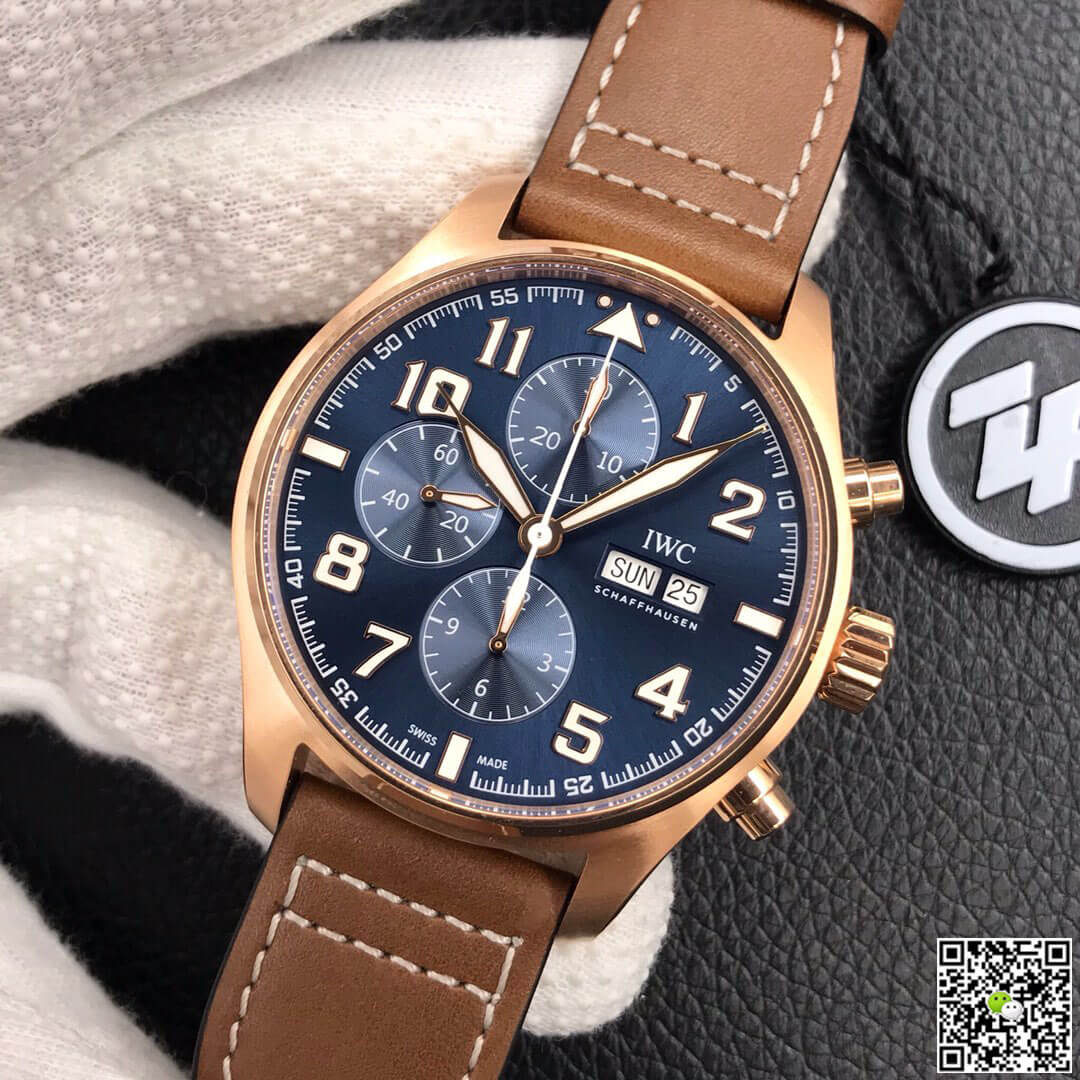Replica IWC Pilot IW377721 1:1 Best Edition ZF Factory Rose Gold