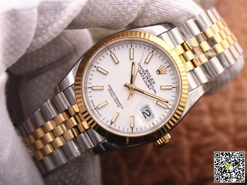 Replica R01ex Datejust M126233-0019 1:1 Best Edition White Dial