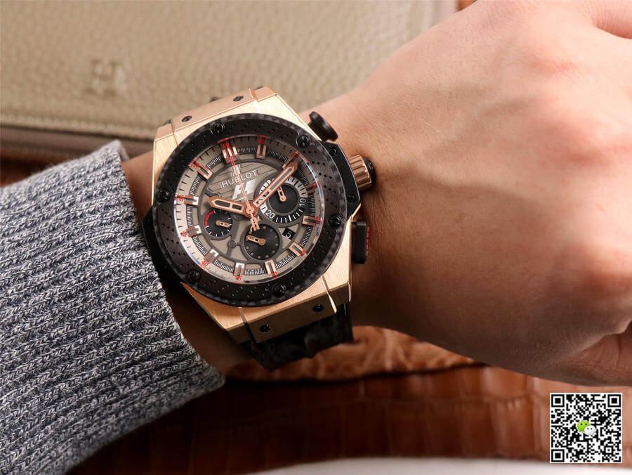 Hublot Replica King Power 703.ZM.1123.NR.FMO10 1:1 Best Edition V6 Factory Rose Gold