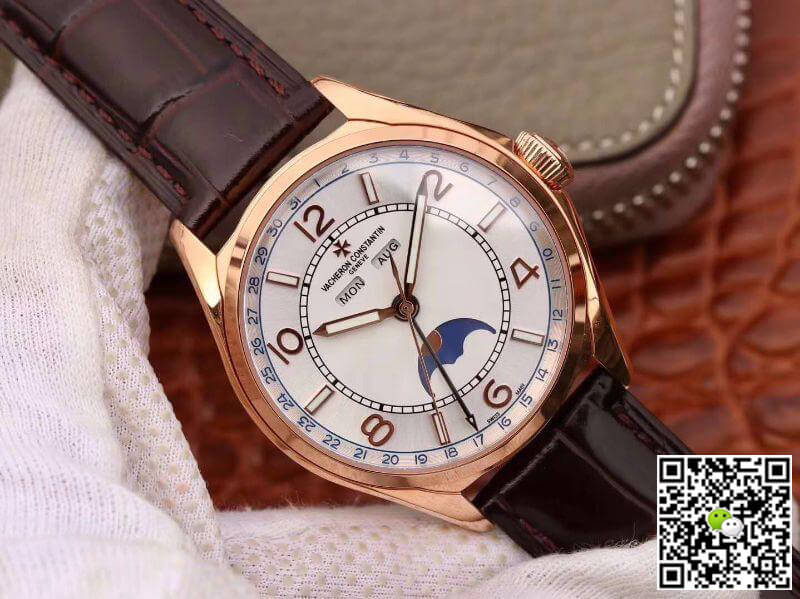 Replica Vacheron C0nstan1n FiftySix Day-Date 4000E/000R-B438 1:1 Best Edition Swiss ETA2460-QCL