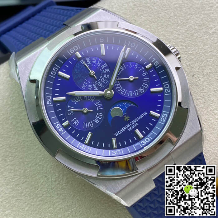 Replica Vacheron C0nstan1n Overseas 4300V/120G-B945 1:1 Best Edition 8F Factory Rubber Strap