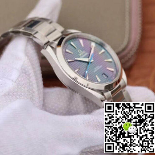 Replica 0me*ga Seamaster Aqua Terra 150M 220.10.41.21.03.002 VS Factory 1:1 Best Edition Swiss ETA8900 Blue Textured Dial