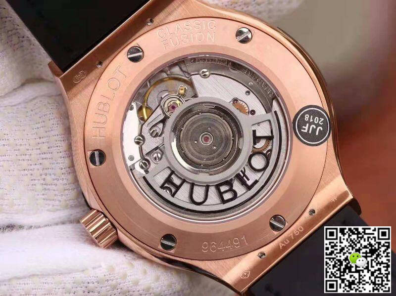 Hublot Replica Classic Fusion 511.OX.2611.LR JJ Factory 1:1 Best Edition Swiss ETA2892 Black Gummy Strap