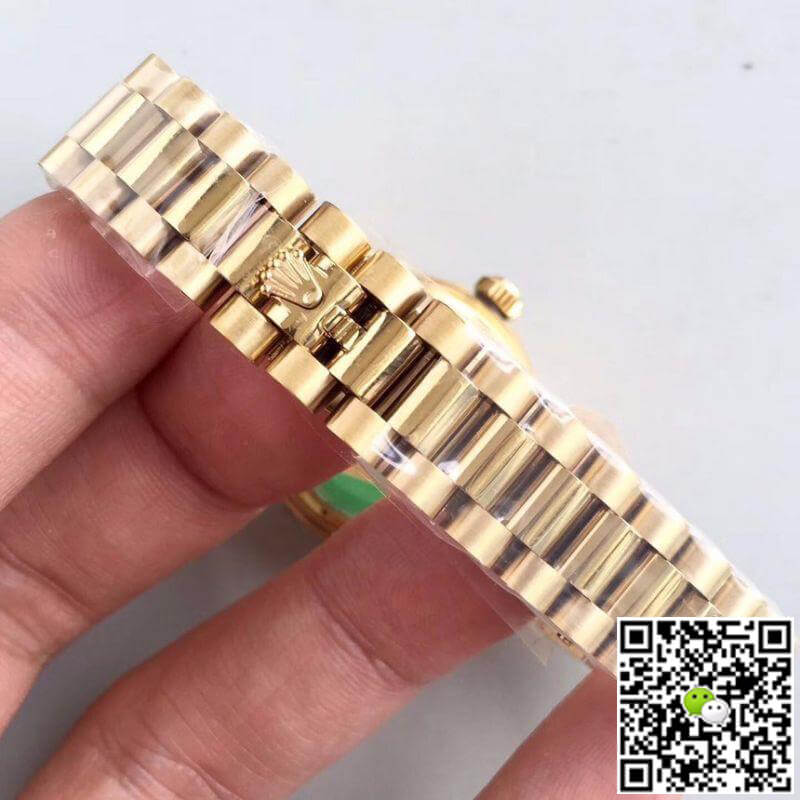 R01ex Dupe Lady Datejust 28mm 279138RBR 1:1 Best Edition Swiss ETA2824 Gold Wrapped