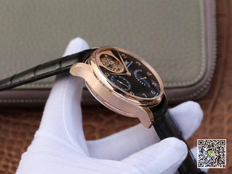IWC Replica Portuguese IW504210 Tourbillon 18K Rosegold 1:1 Best Edition Swiss automatic complicated tourbillon movement