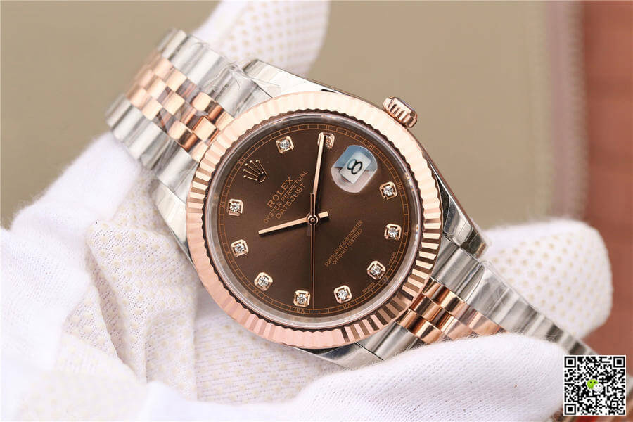 Replica R01ex Datejust M126331-0004 1:1 Best Edition EW Factory Brown Dial