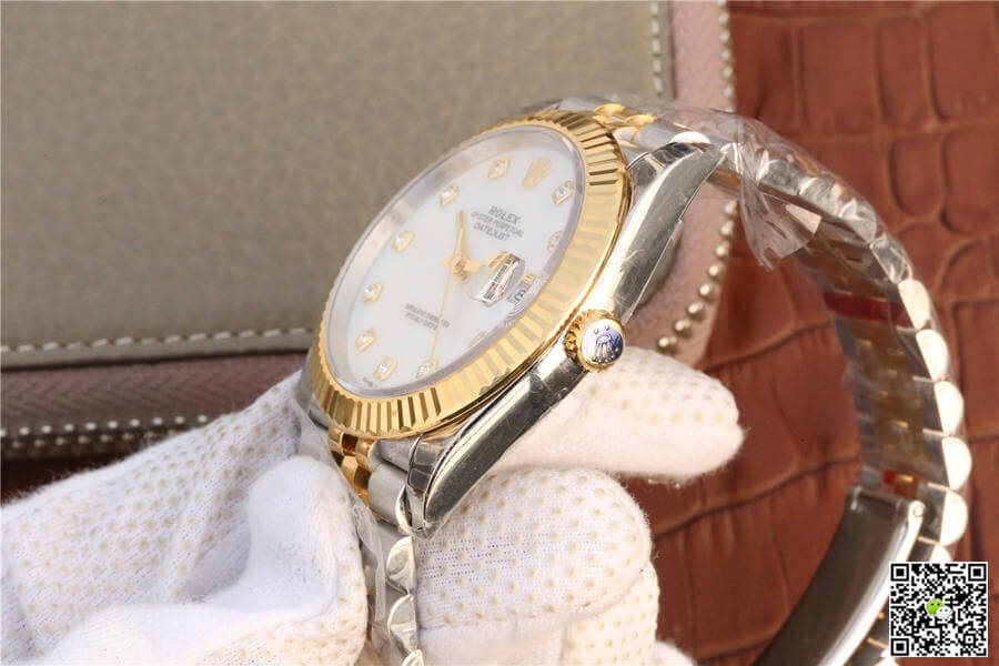 Replica R01ex Datejust M126333-0018 1:1 Best Edition EW Factory Yellow Gold