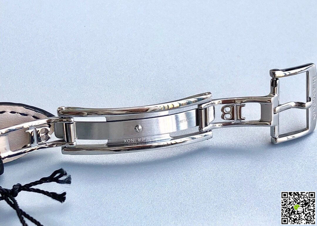 Replica Blancpain Villeret 6551-1127-55B 1:1 Best Edition ZF Factory Black Dial