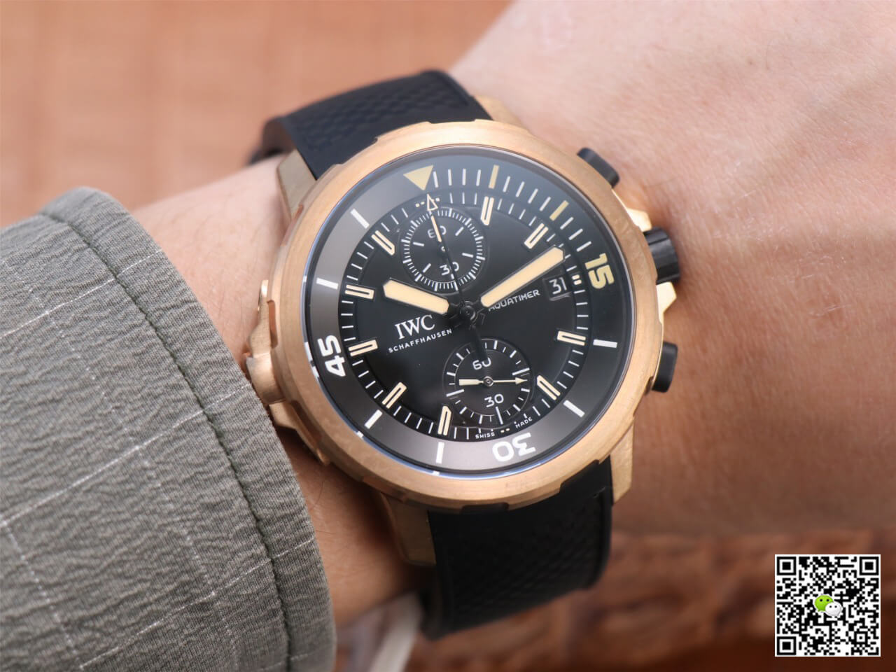 Replica IWC Aquatimer Darwin Adventure Tour Special Edition IW379503 1:1 Best Edition V6 Factory Bronze Alloy