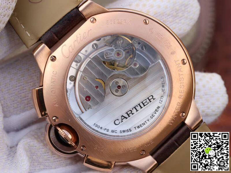 Replica Ballon Bleu De Ca*t1er W6920074 ZF Factory Men Watches 1:1 Best Edition Swiss ETA7750 White Textured Dial