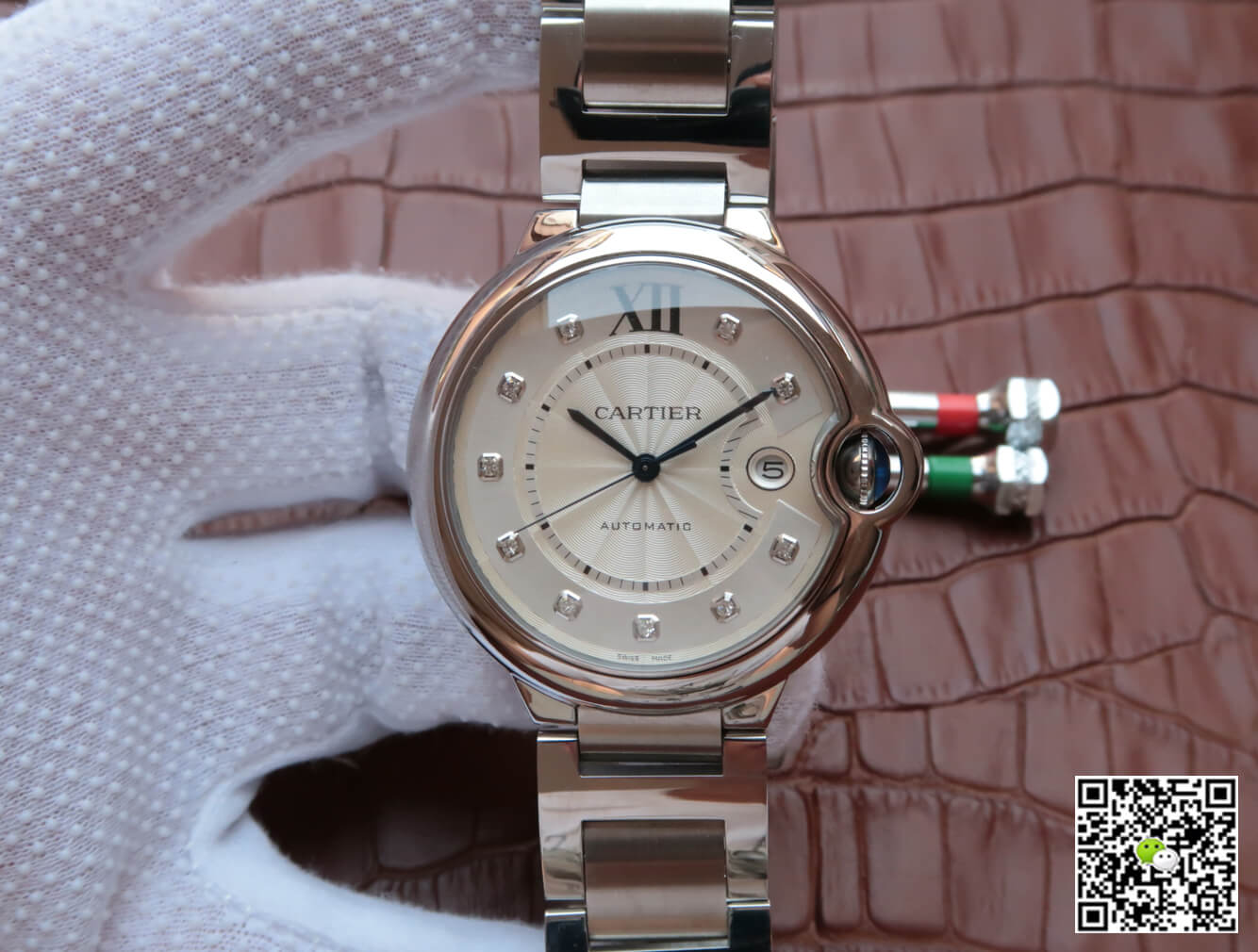 Replica Ballon Bleu De Ca*t1er WE902075 1:1 Best Edition JF Factory Silver Dial