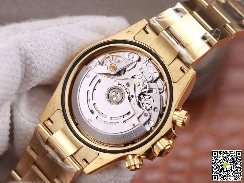 R01ex Daytona Replica M116508-0009 1:1 Best Edition Noob Factory Black Dial Swiss ETA4130