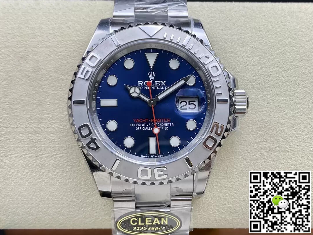 Replica R01ex Yacht Master M126622-0002 1:1 Best Edition Clean Factory Blue Dial