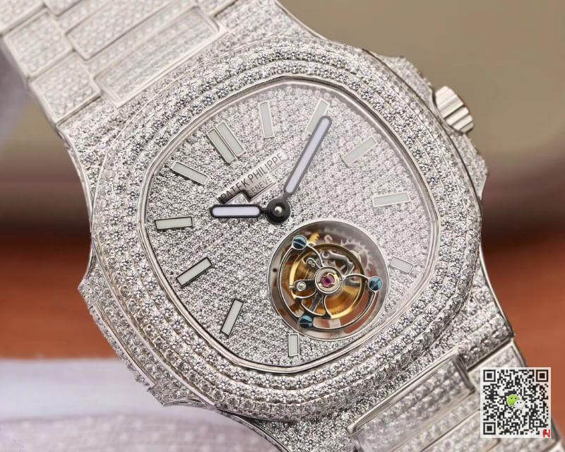 Pat*k Phi1i*pe Replica Nautilus Tourbillon R8 Factory 1:1 Best Edition Swiss Hand-Winding Tourbillon Movement