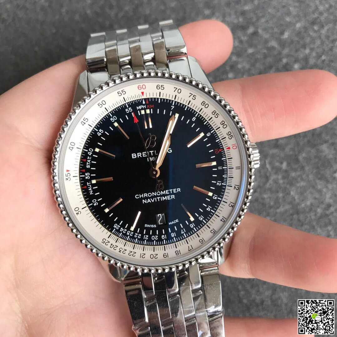 Replica Breitling Navitimer 1 A17326211B1A1 1:1 Best Edition V7 Factory Black Dial