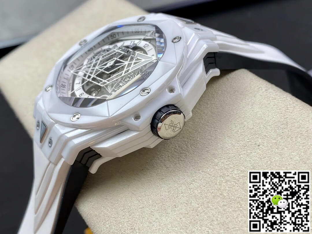Replica Hublot Big Bang Sang Bleu II 418.HX.2001.RX.MXM21 1:1 Best Edition BB Factory White Ceramics