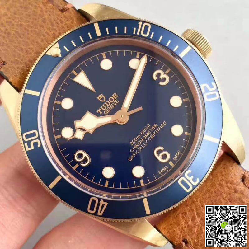 TUDOR Replica Heritage Black Bay M79250BM ZF Factory 1:1 Best Edition Swiss ETA2824-2 S*perlumed Dome-shaped Blue Dial
