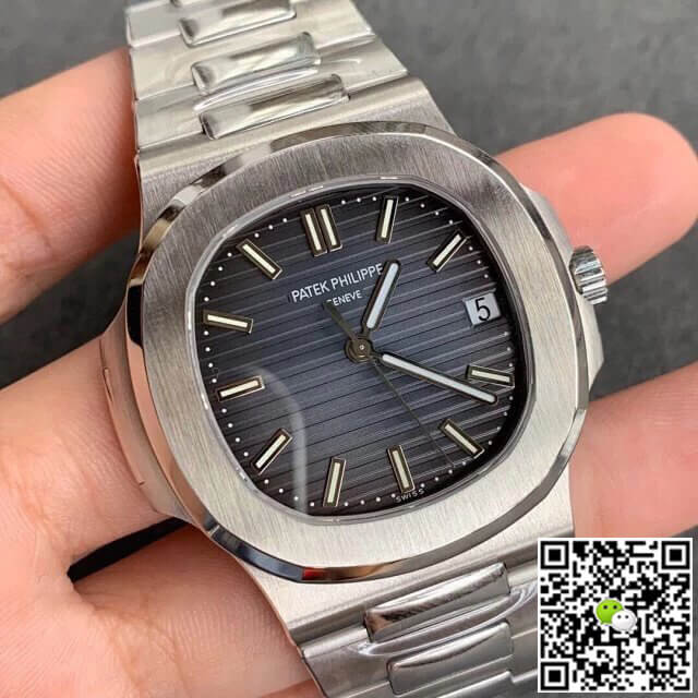 Replica Pat*k Phi1i*pe Nautilus 5711/1A-010 1:1 Best Edition PPF Factory V4 Blue Dial Swiss ETA324
