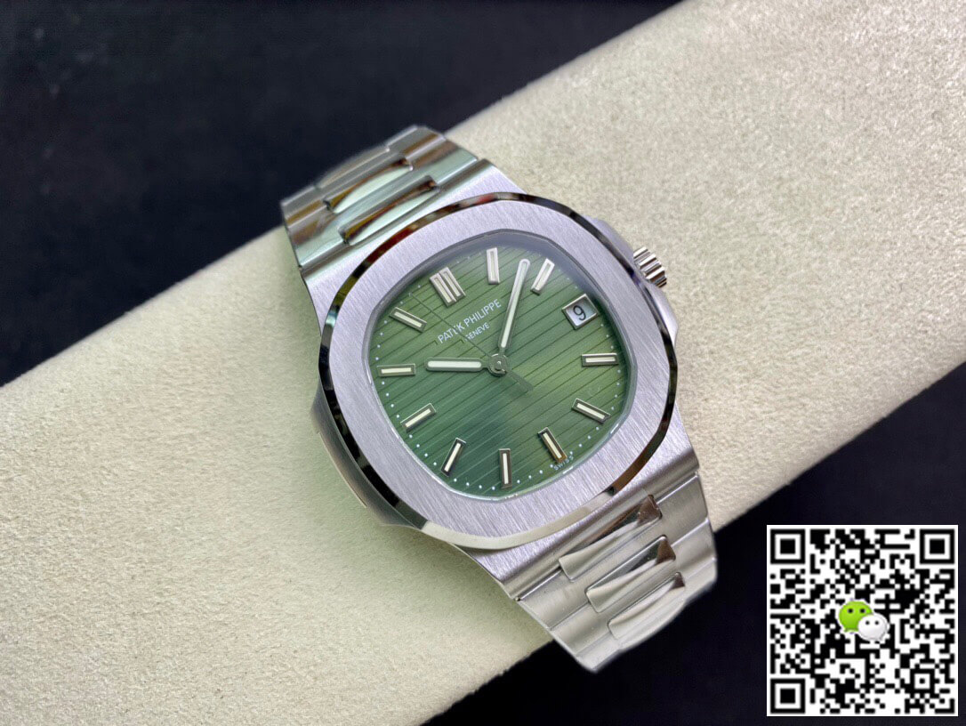 Replica Pat*k Phi1i*pe Nautilus 5711/1A 1:1 Best Edition PPF Factory Olive Green Dial