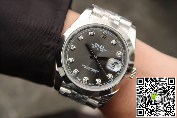 Replica R01ex Datejust M126300 1:1 Best Edition EW Factory Grey Dial