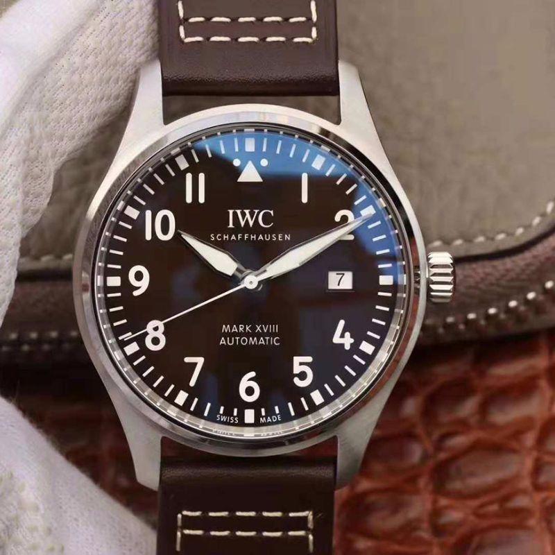 Replica IWC Pilot Mark XVIII IW327003 MKS Factory 1:1 Best Edition Swiss ETA2892 Brown Dial