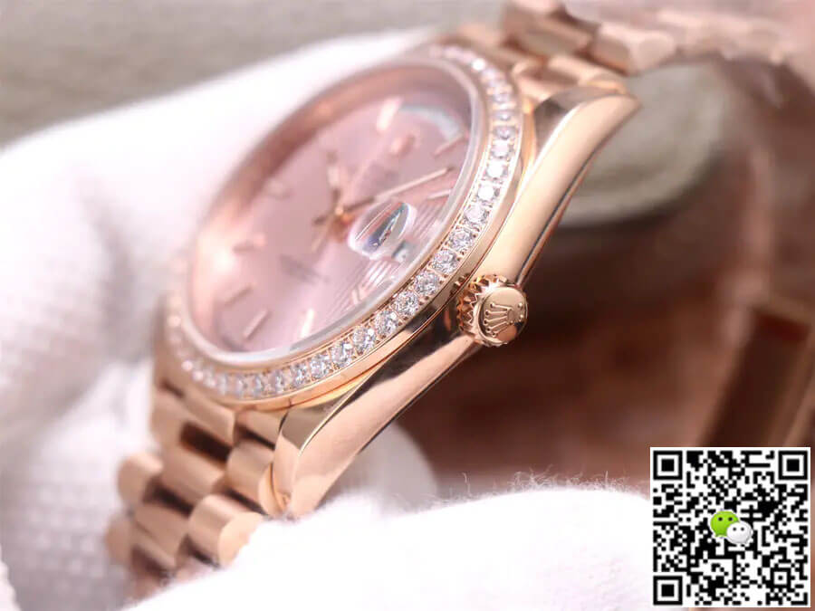 Replica R01ex Day Date M228345RBR-0010 1:1 Best Edition EW Factory Rose Gold