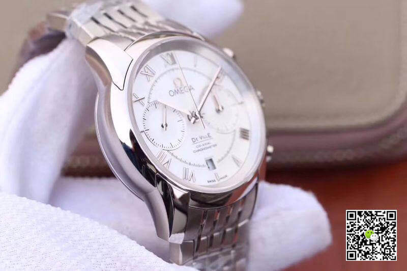 Replica 0me*ga De Ville Chronograph 42MM 431.10.42.51.02.001 OM Factory 1:1 Best Edition Swiss ETA9300 Stainless Steel Bracelet