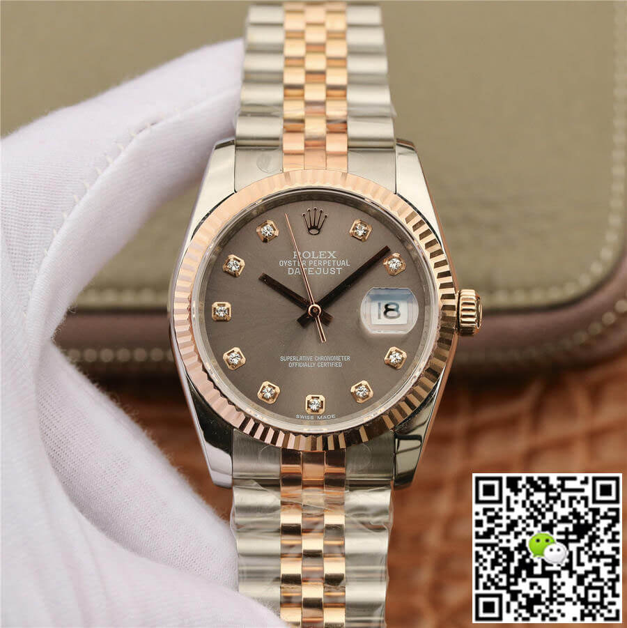 Replica R01ex Datejust 116231 1:1 Best Edition GM Factory D1am0nd-set Dial