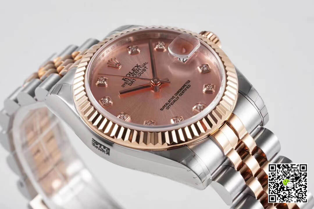 Replica R01ex Datejust m278271 1:1 Best Edition GS Factory Pink Dial