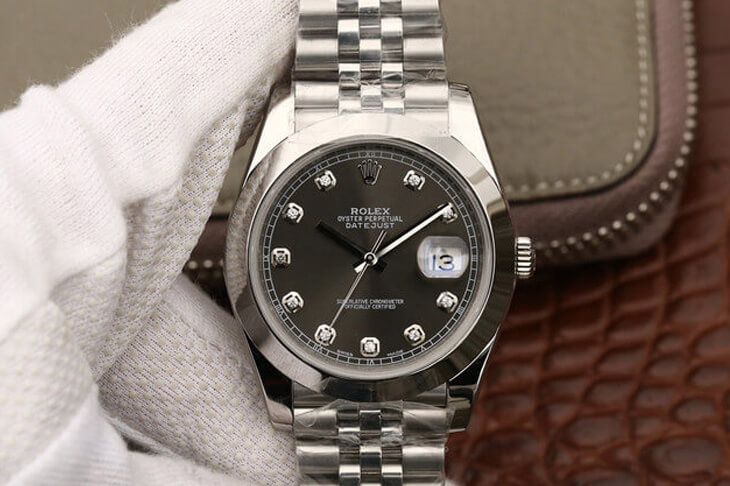Replica R01ex Datejust M126300 1:1 Best Edition EW Factory Grey Dial
