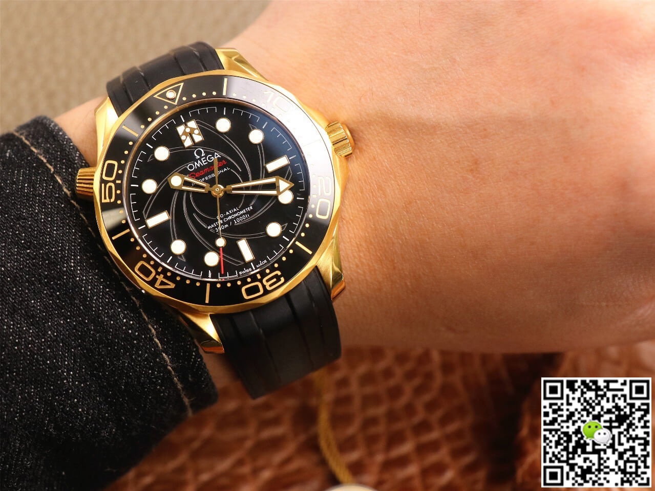 Replica 0me*ga Seamaster 210.62.42.20.01.001 1:1 Best Edition VS Factory Black Dial