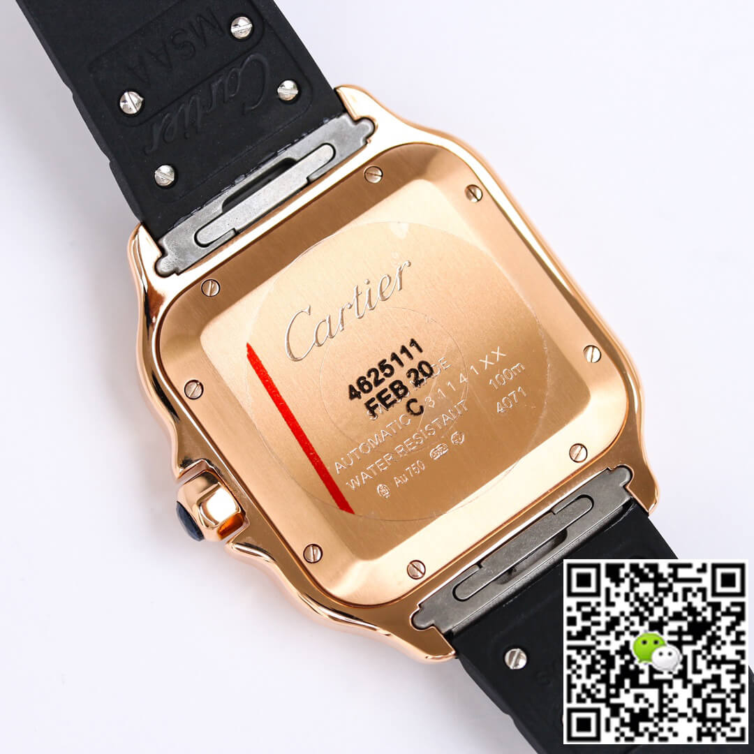 Ca*t1er Watch Rep Santos WGSA0007 1:1 Best Edition GF Factory V2 Rose Gold