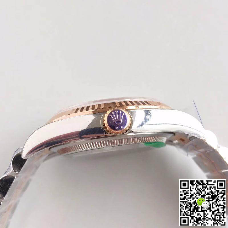R01ex Dupe Datejust 36mm 116234 Mechanical Watches 1:1 Best Edition Swiss ETA3135 Rose Gold Dial