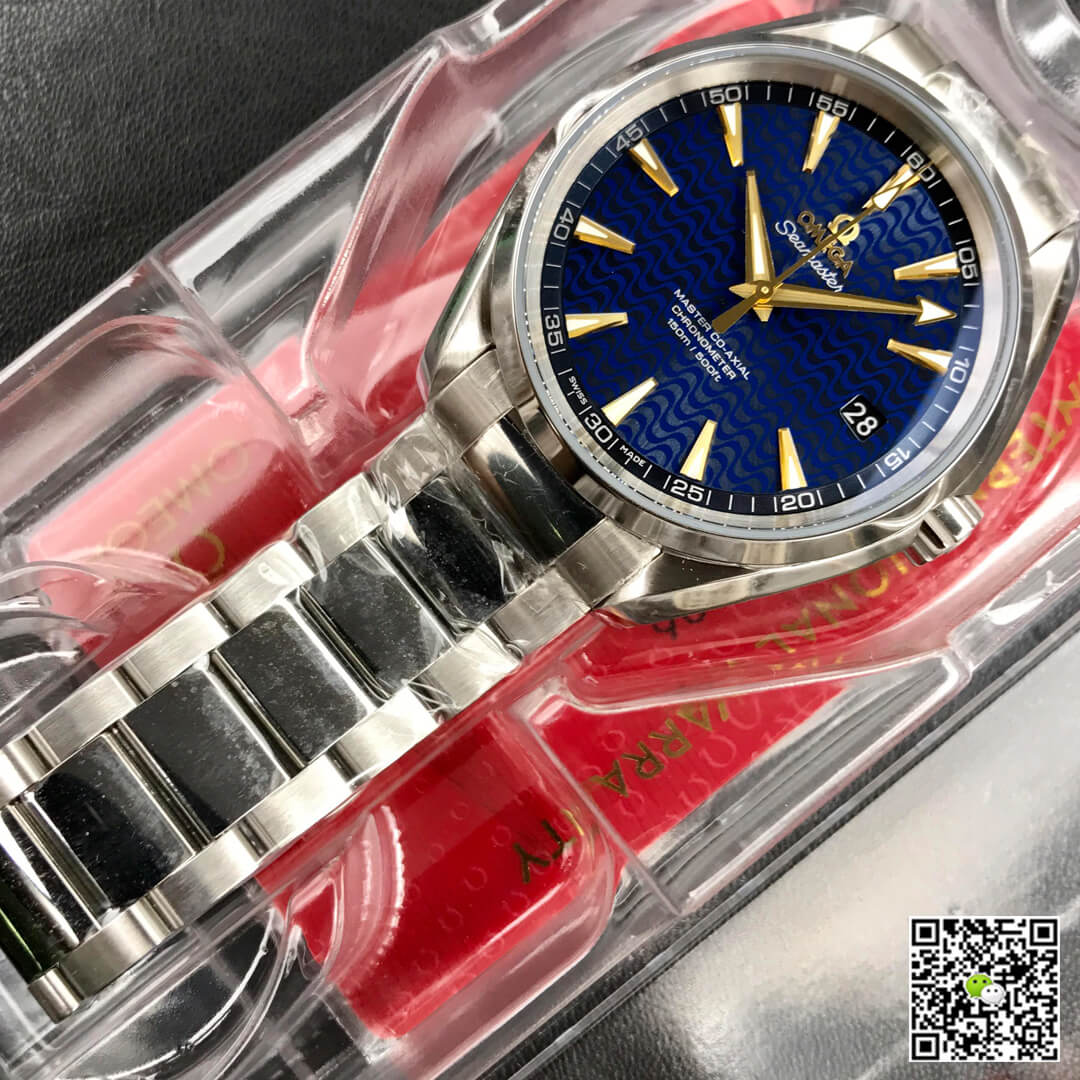 Replica 0me*ga Seamaster Aqua Terra 150M 1:1 Best Edition Rio Olympic Special Edition VS Factory Blue Dial