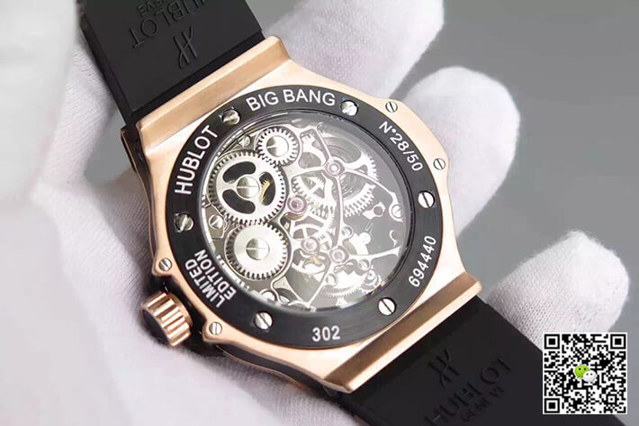 Replica Hublot Big Bang Hollow Tourbillon 1:1 Best Edition Swiss Manual Winding Tourbillon Movement