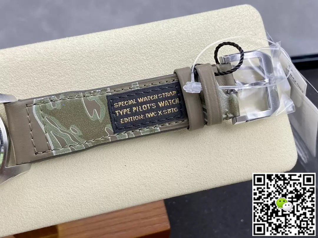 Replica IWC Pilot IW328205 1:1 Best Edition M+ Factory Leather Strap
