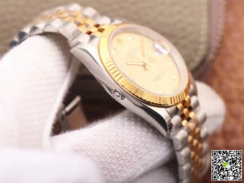 Replica R01ex Datejust M126233-0017 1:1 Best Edition Champagne Dial