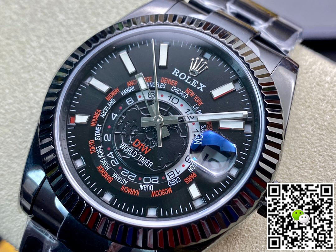 Replica R01ex Sky Dweller 40MM 1:1 Best Edition WWF Factory DIW Black Dial