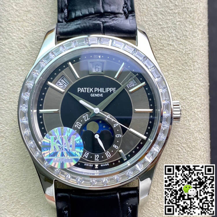Replica Pat*k Phi1i*pe Grand Complications 5205G 1:1 Best Edition KM Factory D1am0nd Bezel