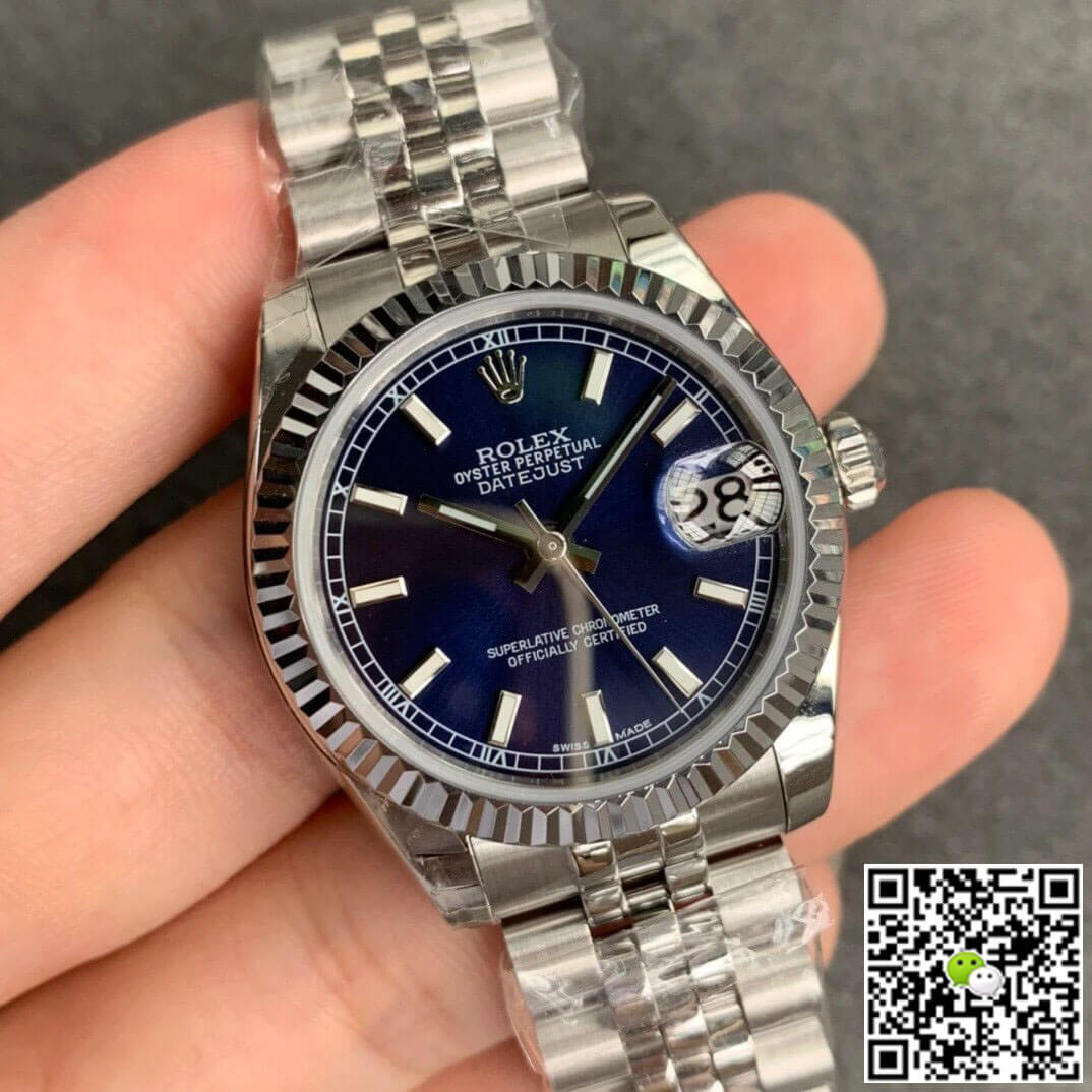 Replica R01ex Datejust M178274-0037 1:1 Best Edition GS Factory Blue Dial