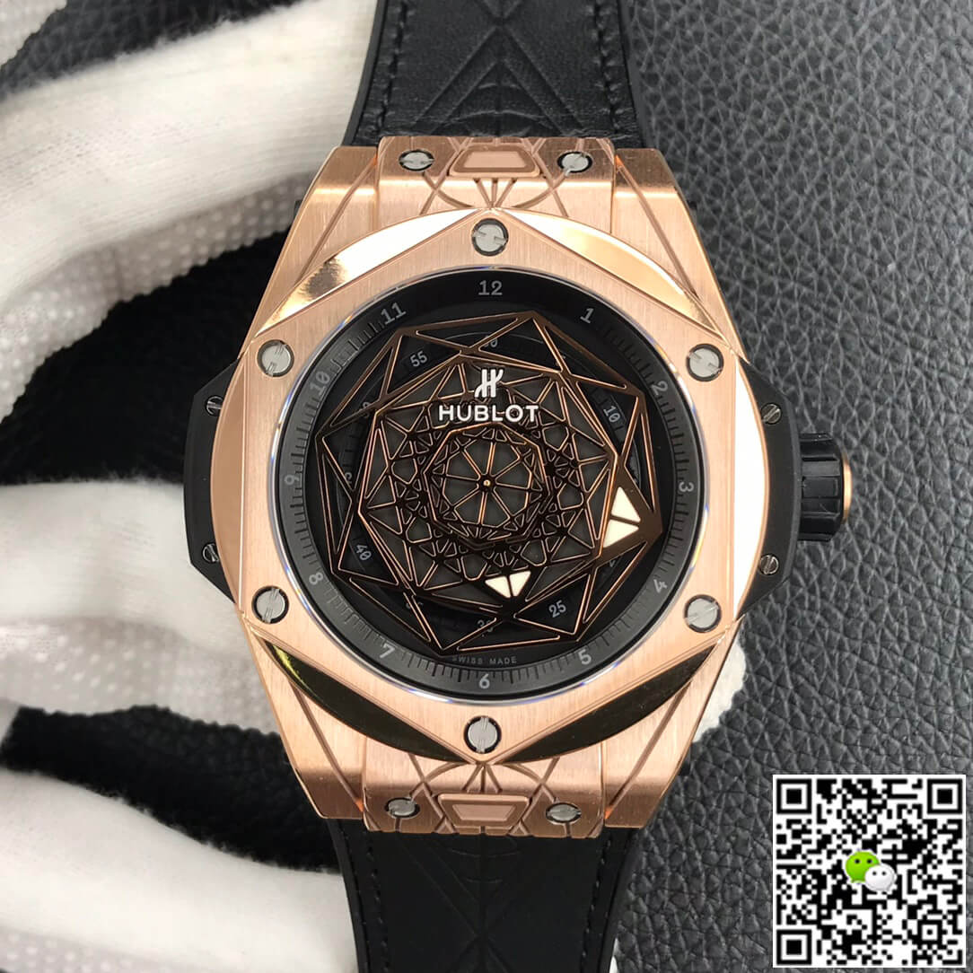 Replica Hublot Big Bang 415.OX.1118.VR.MXM17 1:1 Best Edition WWF Factory Gold Dial