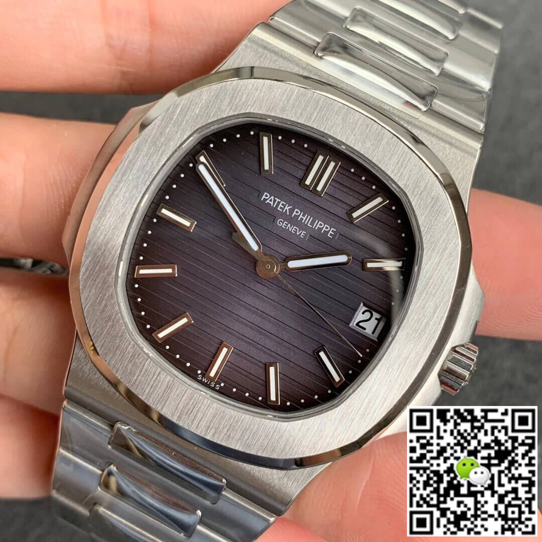 Replica Pat*k Phi1i*pe Nautilus 5711 1:1 Best Edition PPF Factory V4 Gray Dial Swiss ETA324
