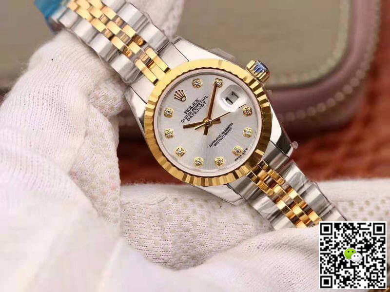 Replica R01ex Lady Datejust 28MM 1:1 Best Edition Swiss Original Imported NH05 18K Gold Plated