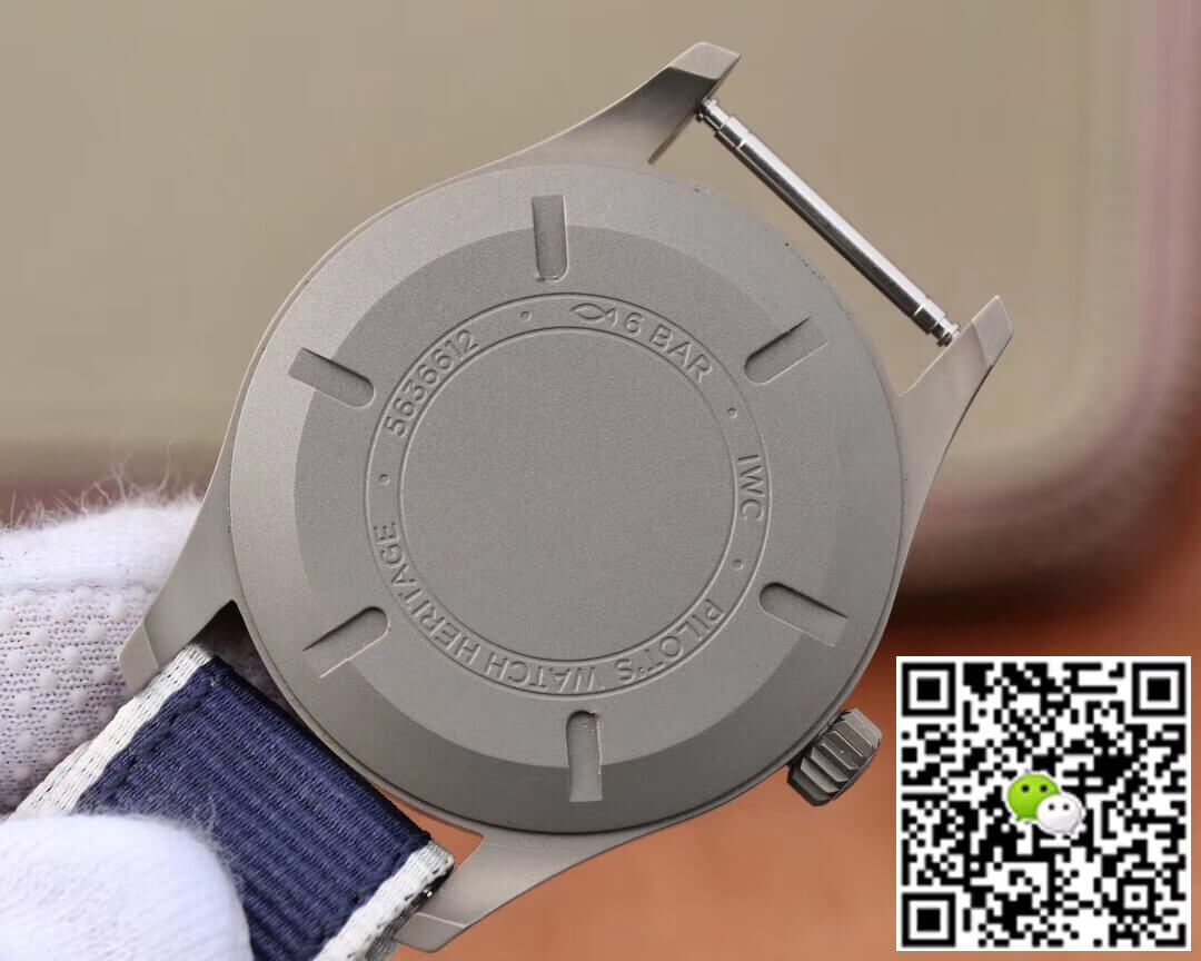 Replica IWC Pilot IW327006 1:1 Best Edition M+ Factory Blue Strap