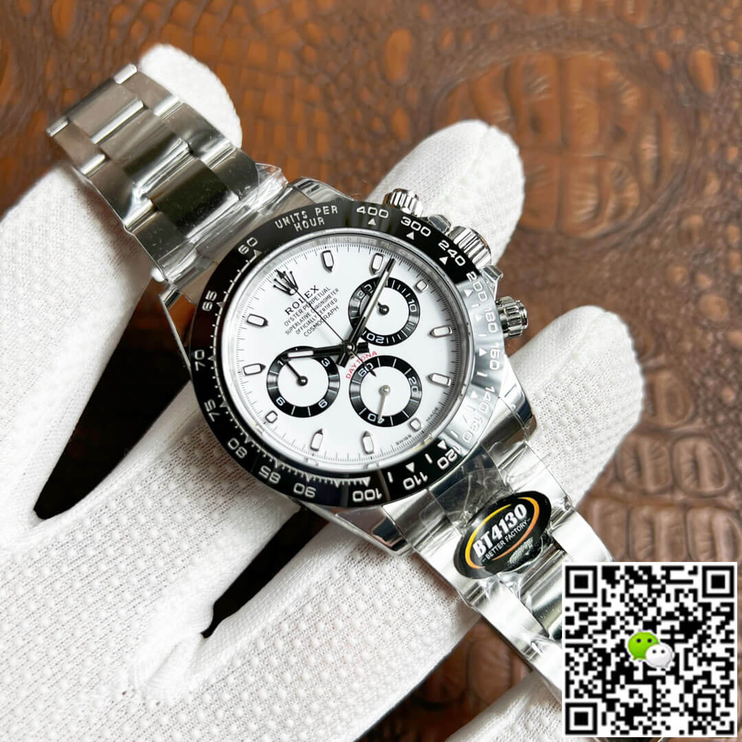 Replica R01ex Daytona M116500LN-0001 1:1 Best Edition BT Factory White Dial