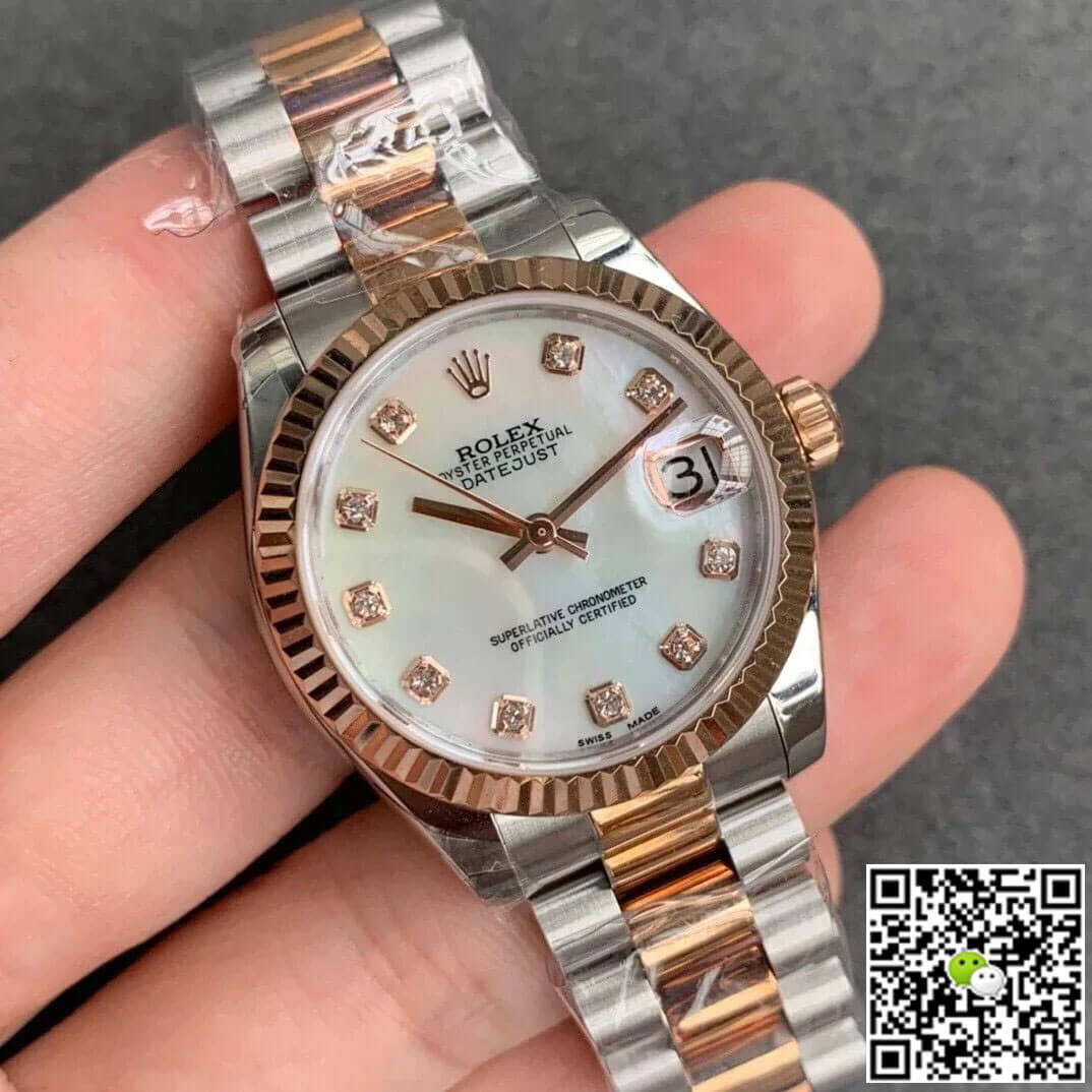 Replica R01ex Datejust M278271-0025 1:1 Best Edition GS Factory D1am0nd-set Dial